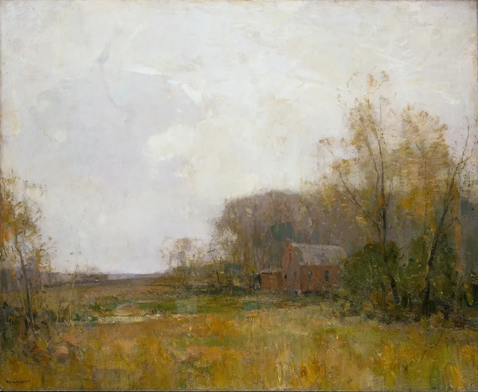 Grey Day by Walter Granville-Smith - Canvas Print