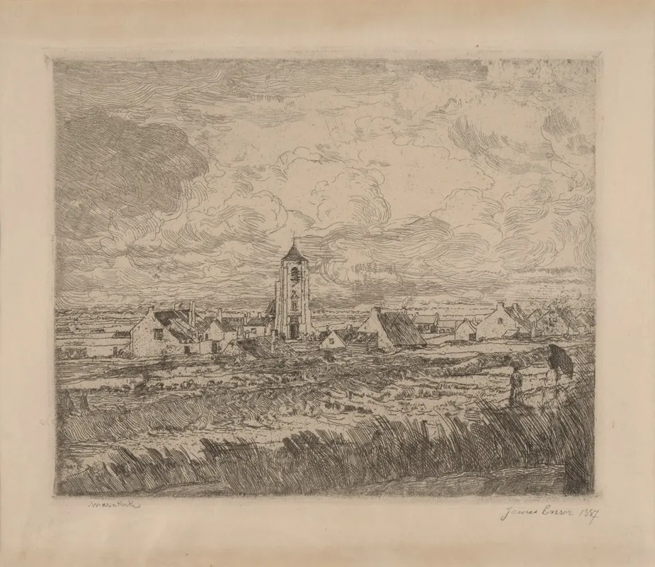 Groot Gezicht Op Mariakerke