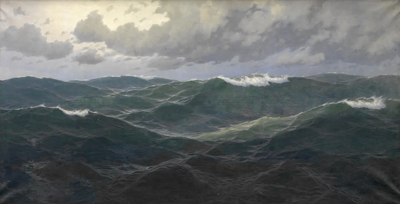 Groses Marinestuck by Max Jensen - Canvas Print