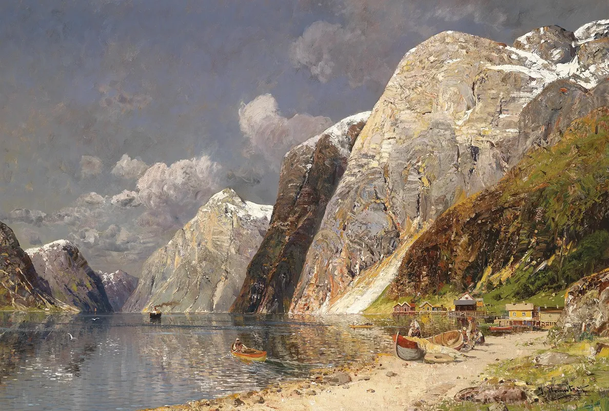 Grosse Fjordlandschaft