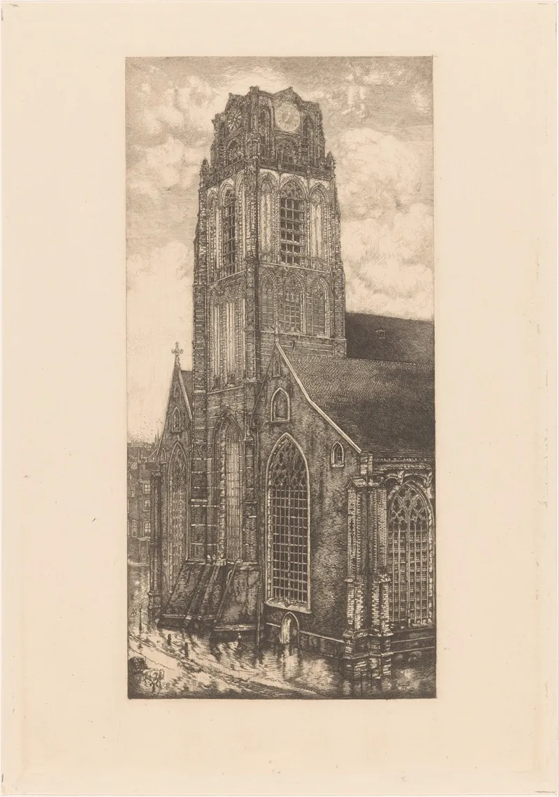 Grote Of Sint Laurenskerk In Rotterdam