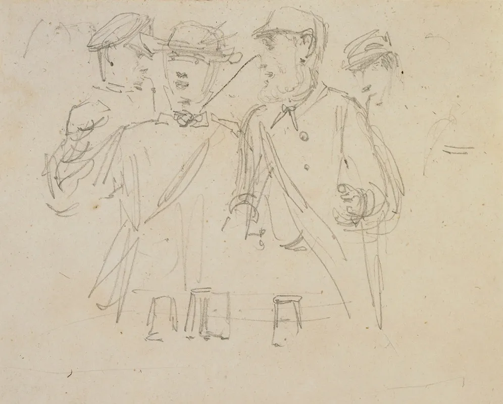 Group Of Four Men