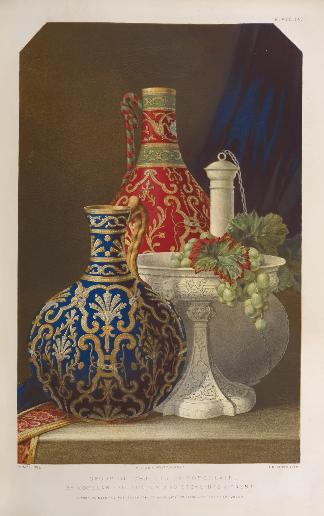 Group Of Objects In Porcelain