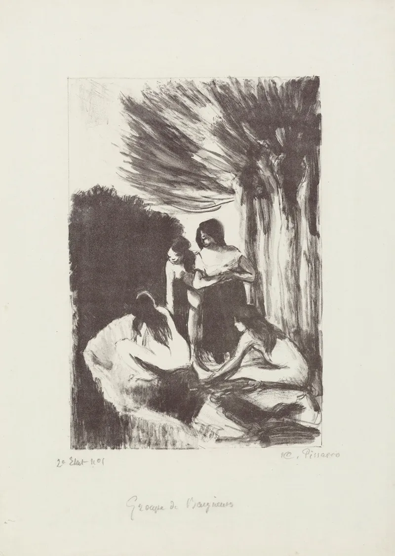 Groupe De Baigneuses 2