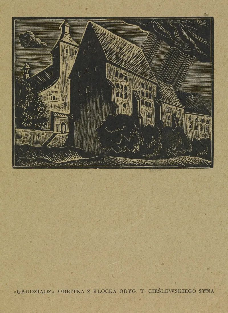 Grudziadz by Tadeusz Cieślewski - Canvas Print