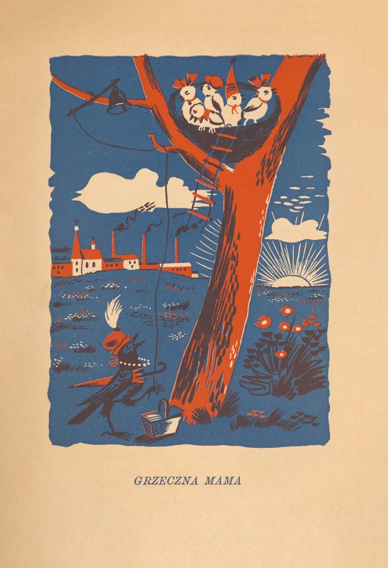 Grzeczna Mama by Antoni Kudła - Canvas Print