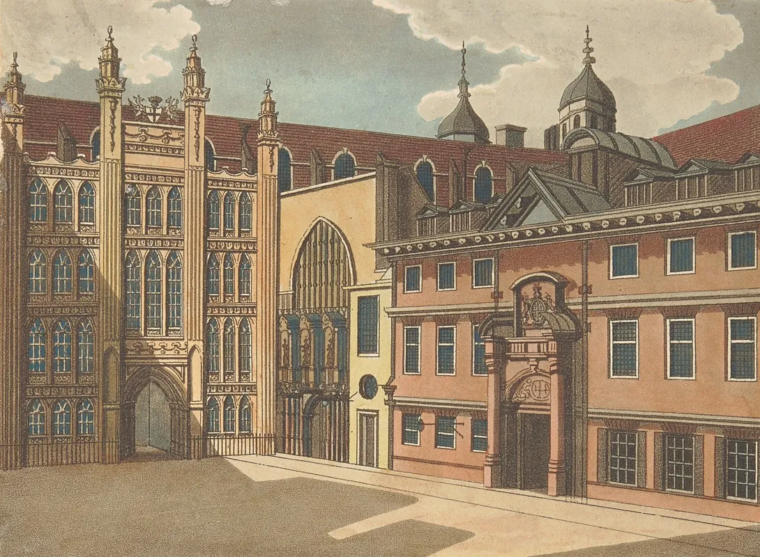 Guildhall by Samuel Ireland - Canvas Print