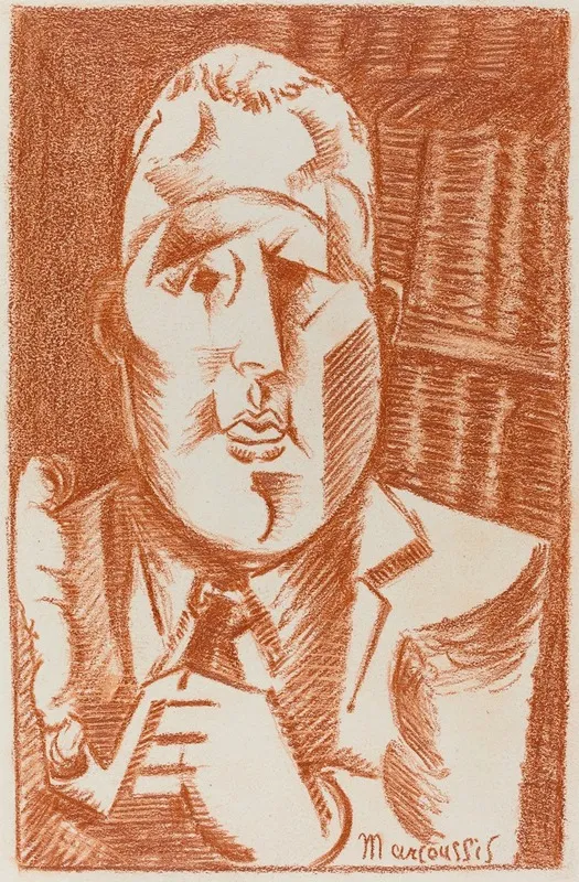 Guillaume Apollinaire by Louis Marcoussis - Canvas Print
