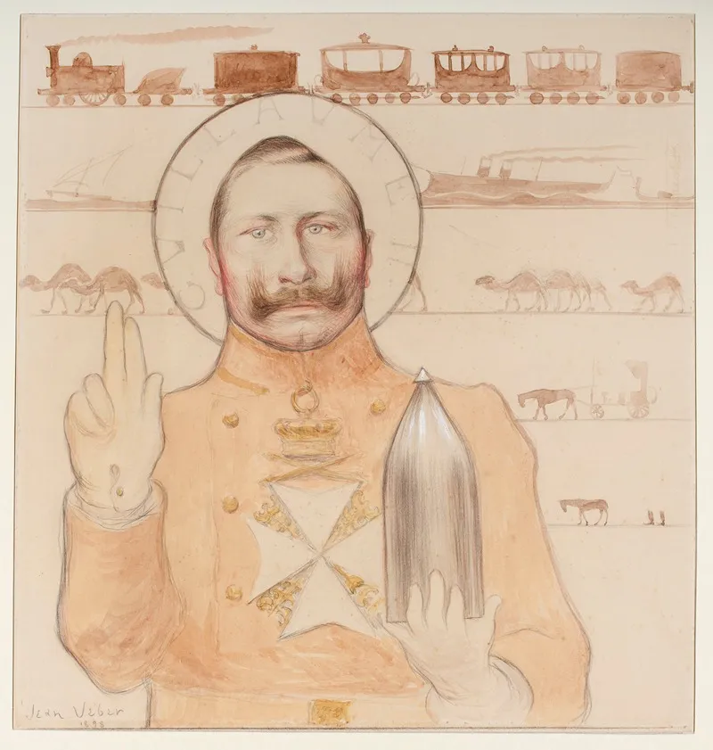 Guillaume Ii by Jean Veber - Canvas Print