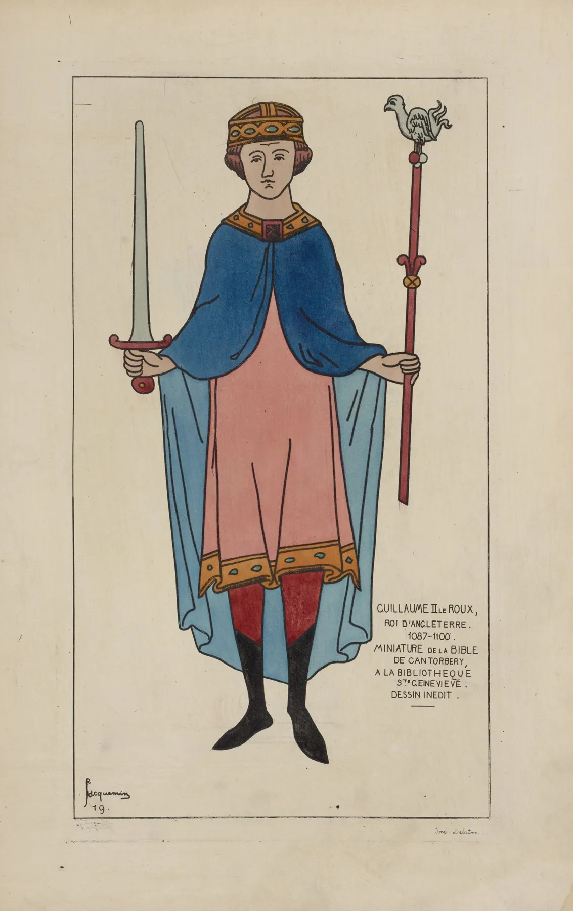 Guillaume Iie Roux Roi Dangleterre 1087 1100