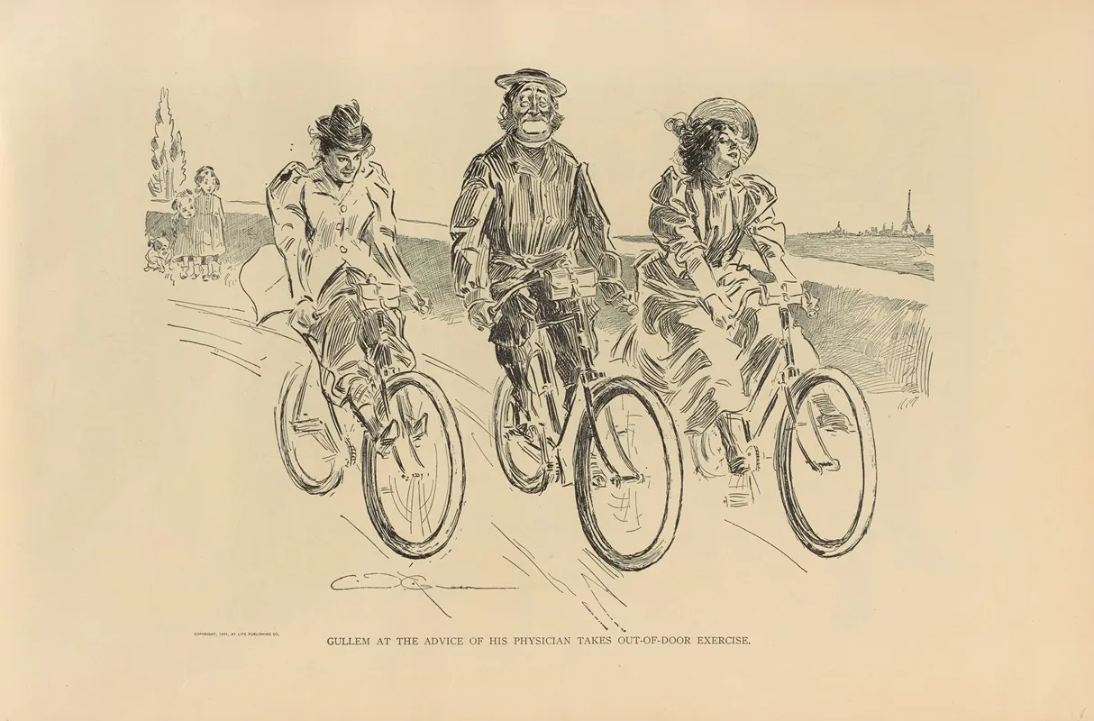 Gullem At The Advice Of His Physician Takes Out Of Door Exercise 2