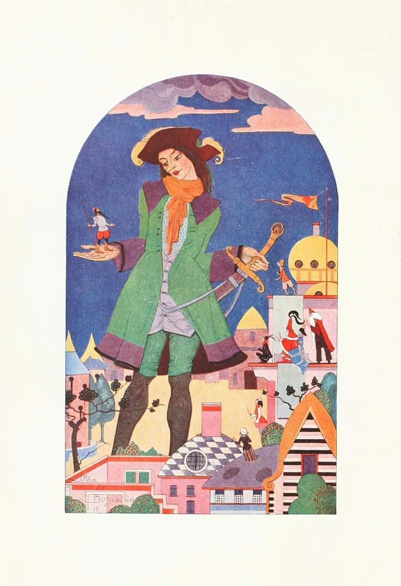 Gulliver by Jean de Bosschère - Canvas Print