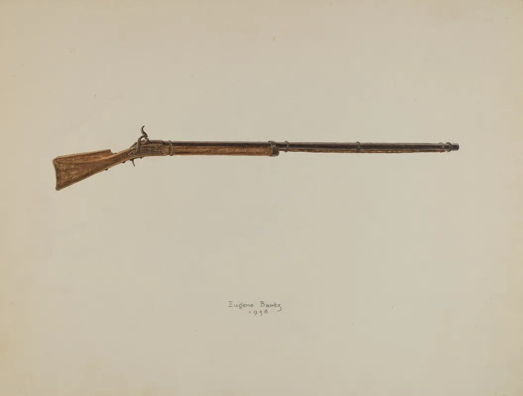 Gun 5 by Eugene Bartz - Canvas Print
