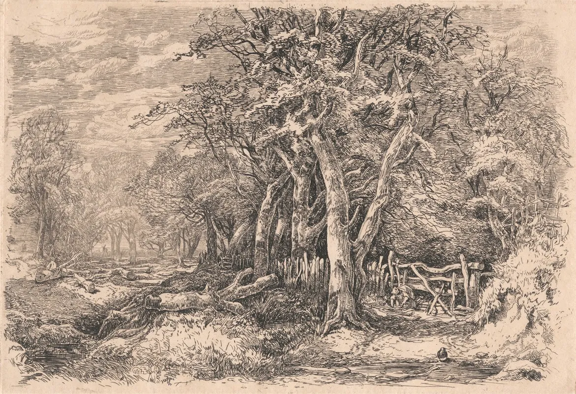 Gunton Park by John Middleton - Canvas Print