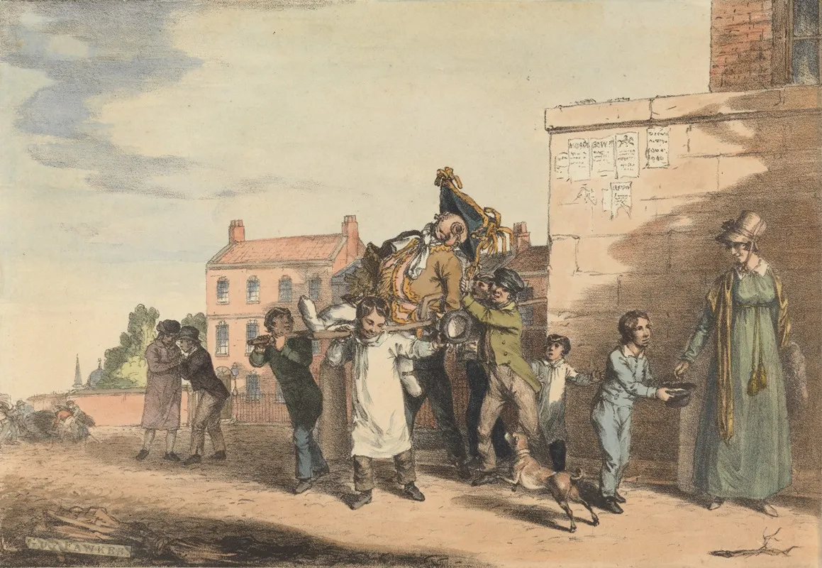 Guy Fawkes by John Augustus Atkinson - Canvas Print