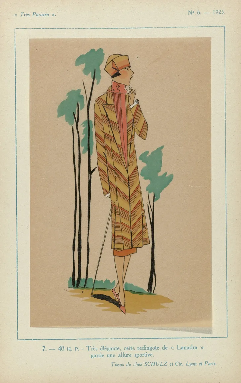 H P Tres Elegante Cette Redingot