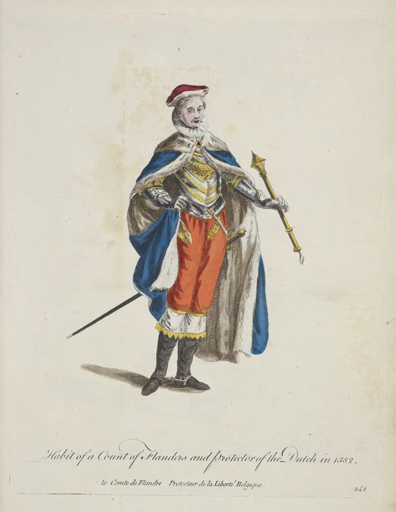 Habit Of A Count Of Flanders And Protector Of The Dutch In 1582