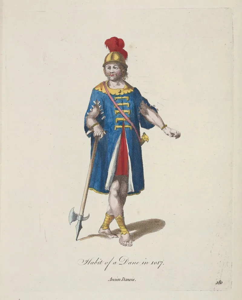 Habit Of A Dane In 1017 Ancien Danois