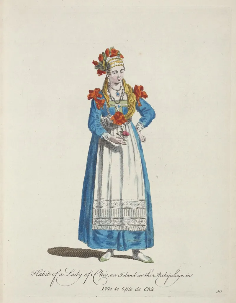 Habit Of A Lady Of Chio An Island In The Archipelago Fille De Lisle De Chio