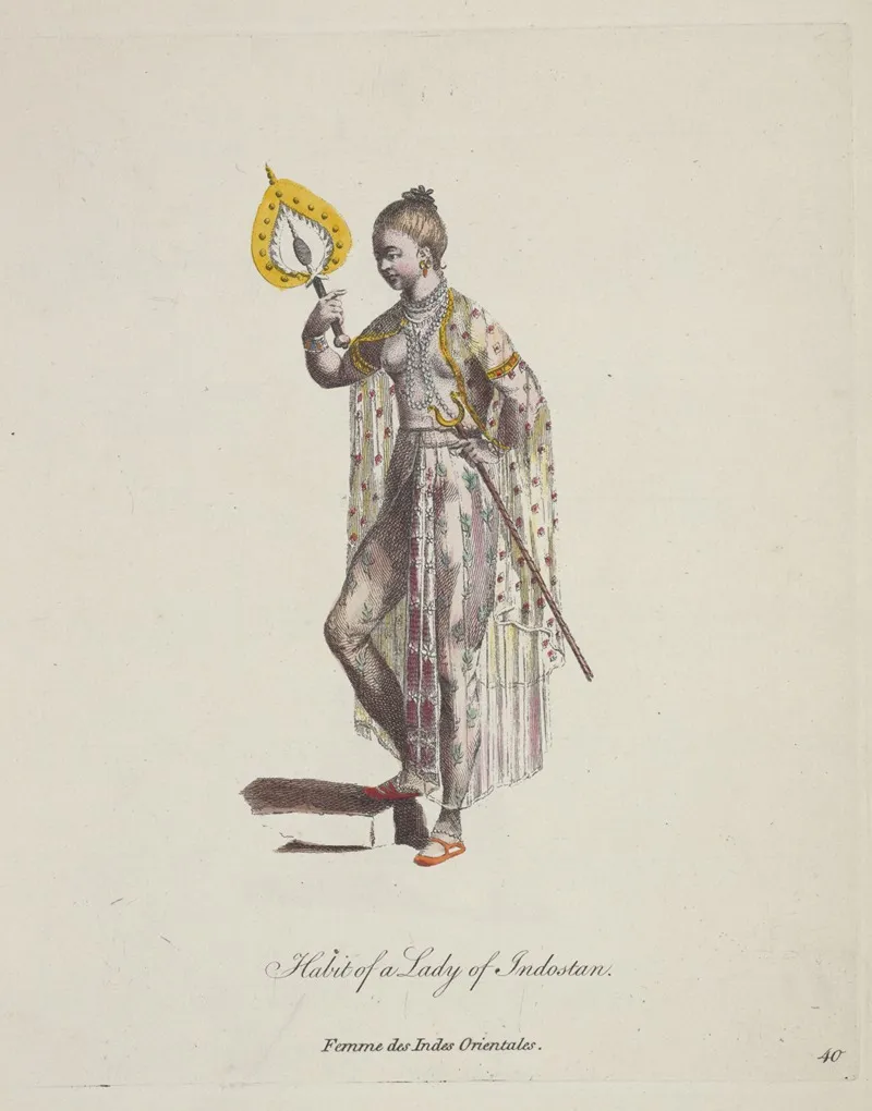 Habit Of A Lady Of Indostan Femme Des Indes Orientales 3