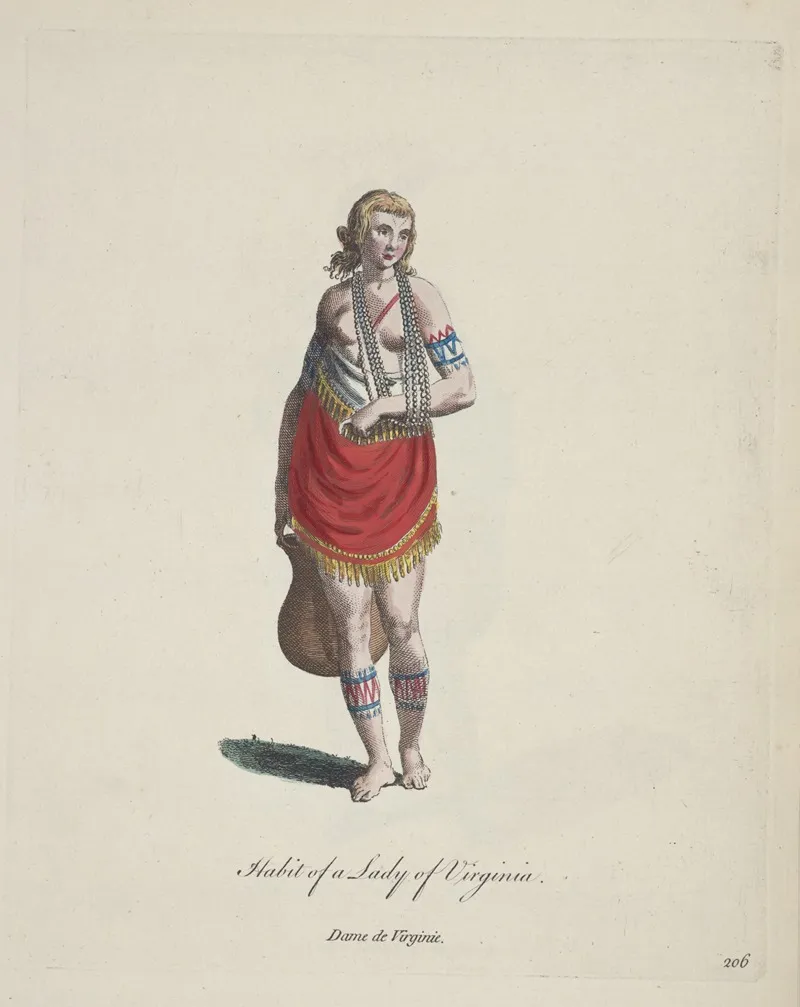 Habit Of A Lady Of Virginia Dame De Virginie
