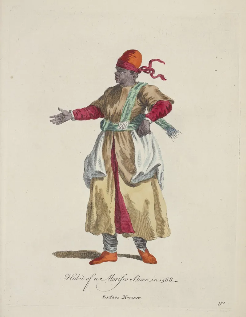 Habit Of A Morisco Slave In 1568 Esclave Moraure