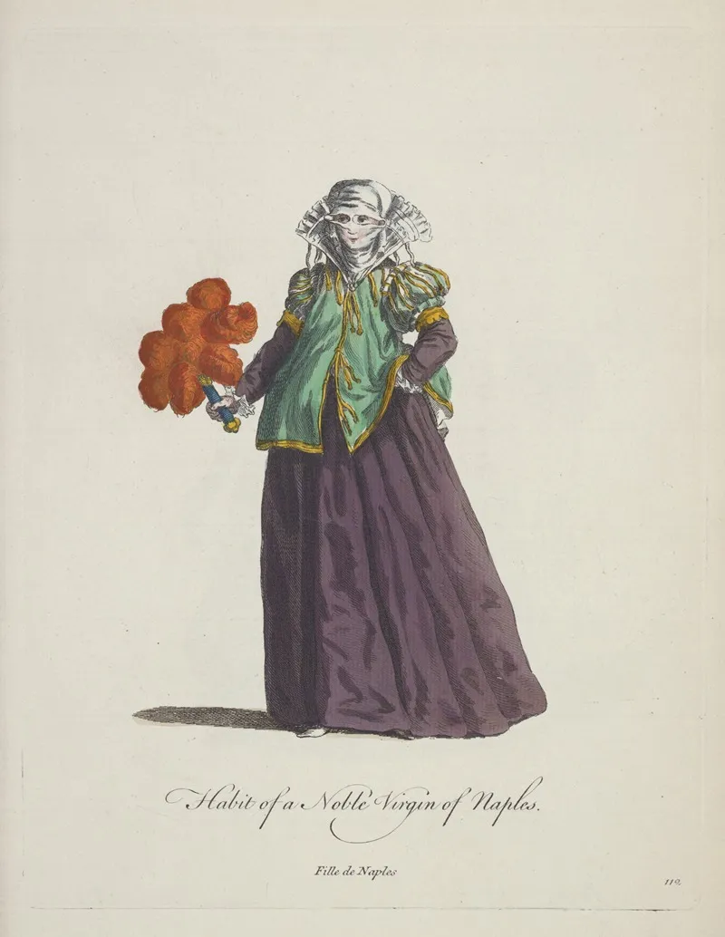 Habit Of A Noble Virgin Of Naples Fille Naples