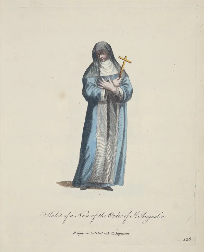 Habit Of A Nun Of The Order Of St Augustin