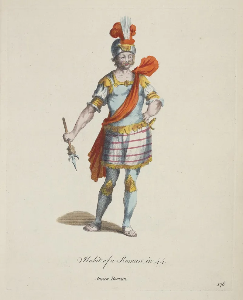 Habit Of A Roman In 44 Ancien Romain