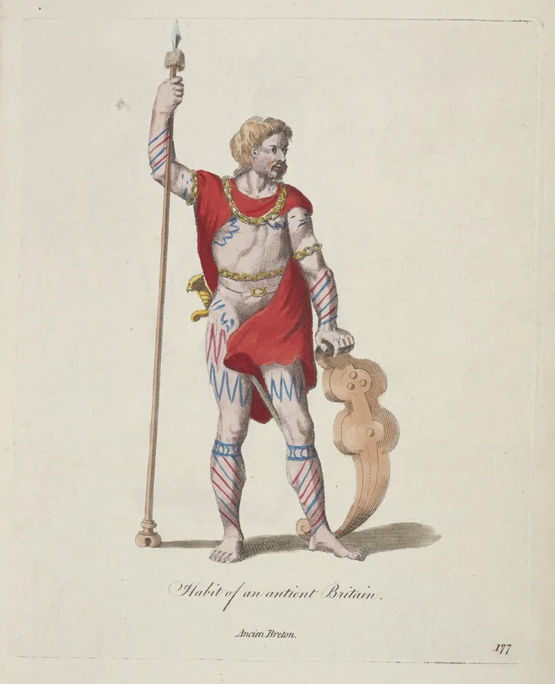 Habit Of An Antient Britain Ancien Breton