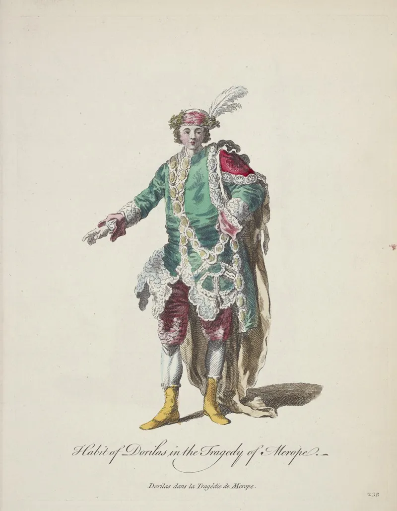 Habit Of Dorilas In The Tragedy Of Merope Dorilas Dans La Tragedie De Merope