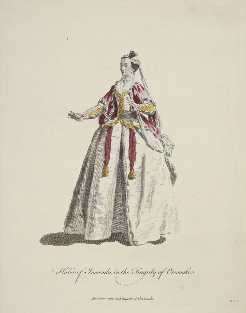Habit Of Imoinda In The Tragedy Of Oroonoko Imoidnde Dans La Tragedie Doroonoko