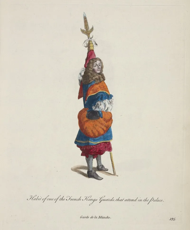Habit Of One Of The French Kings Guards That Attend In The Palace Garde De La Manche