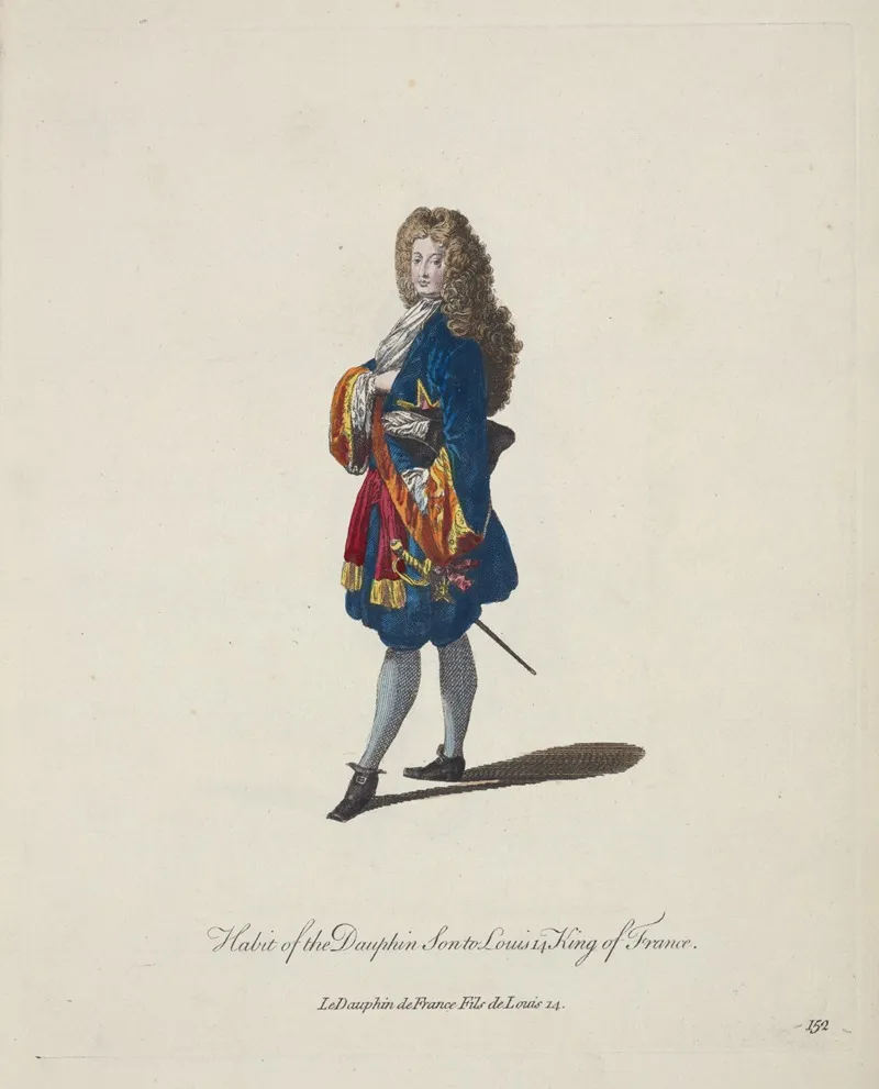 Habit Of The Dauphin Son To Louis Xiv King Of France Le Dauphin De France Fils De Louis Xiv