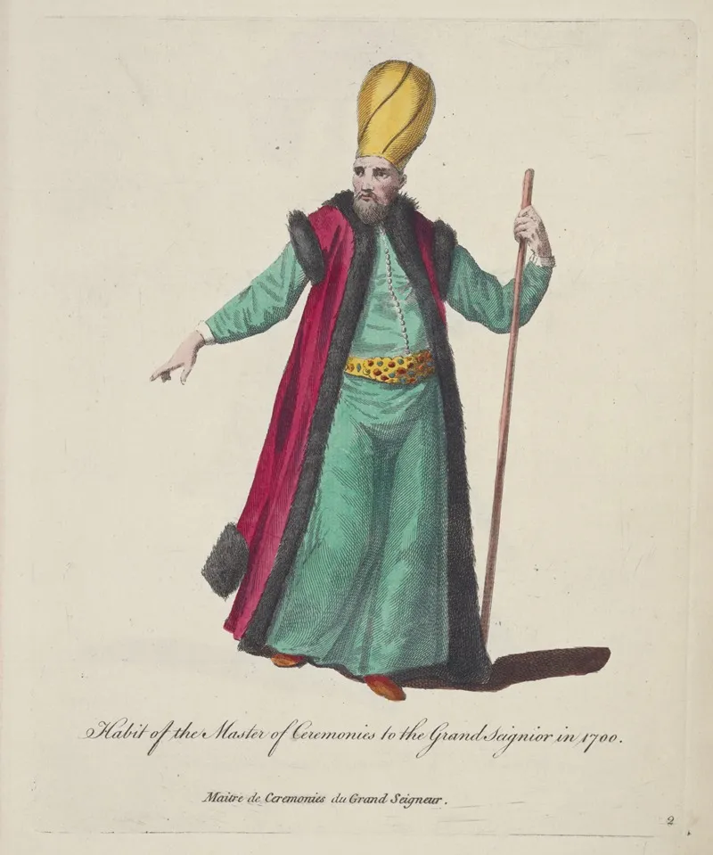 Habit Of The Master Of Ceremonies To The Grand Seignor In 1700 Maitre De Ceremonies Du Grand Seigneur