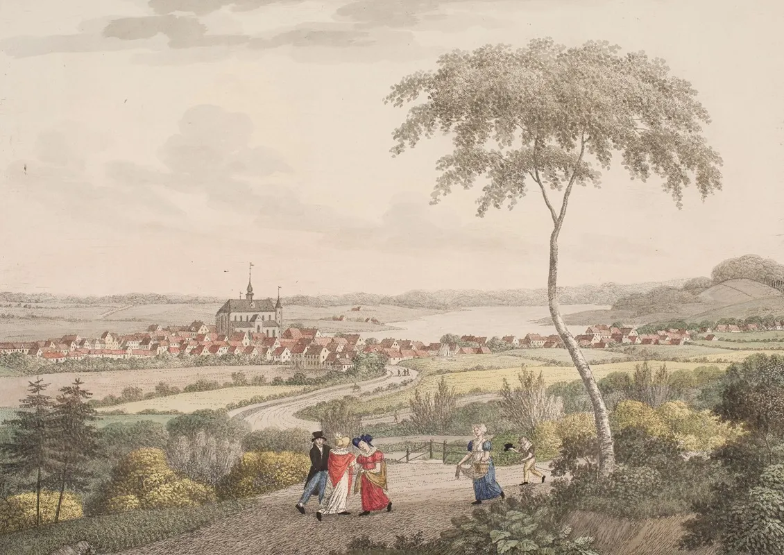 Haderslev by Søren L. Lange - Canvas Print