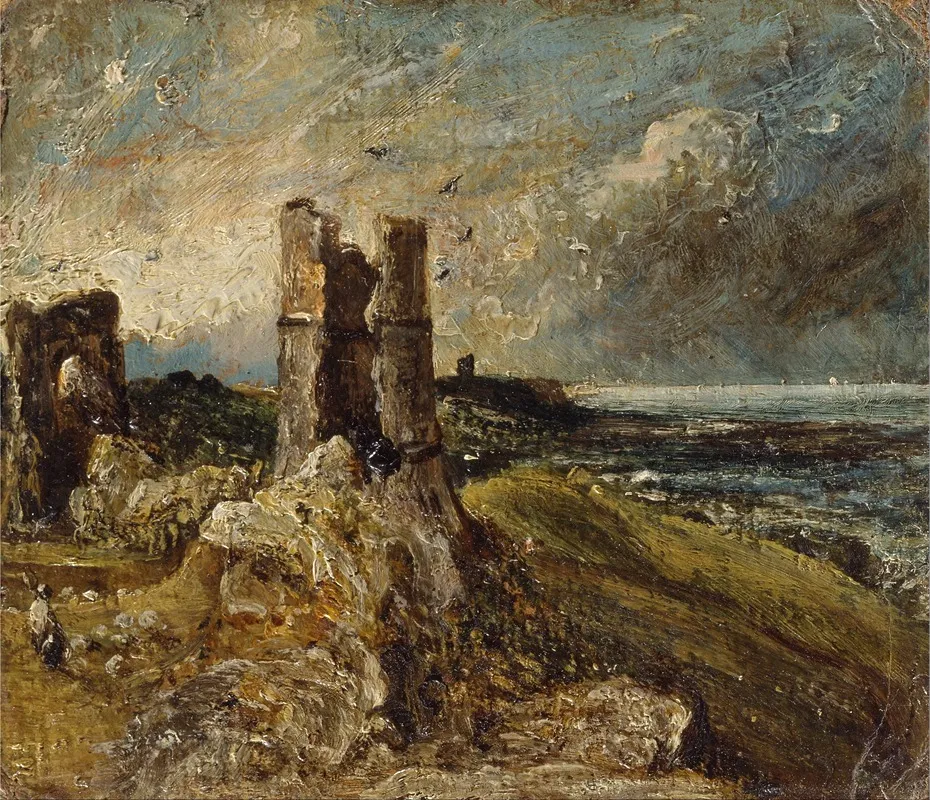 Hadleigh Castle by John Constable - Canvas Print