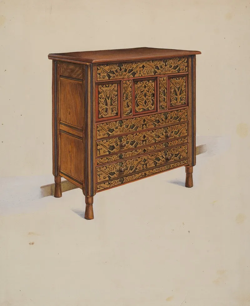 Hadley Chest 6 by Victor F. Muollo - Canvas Print