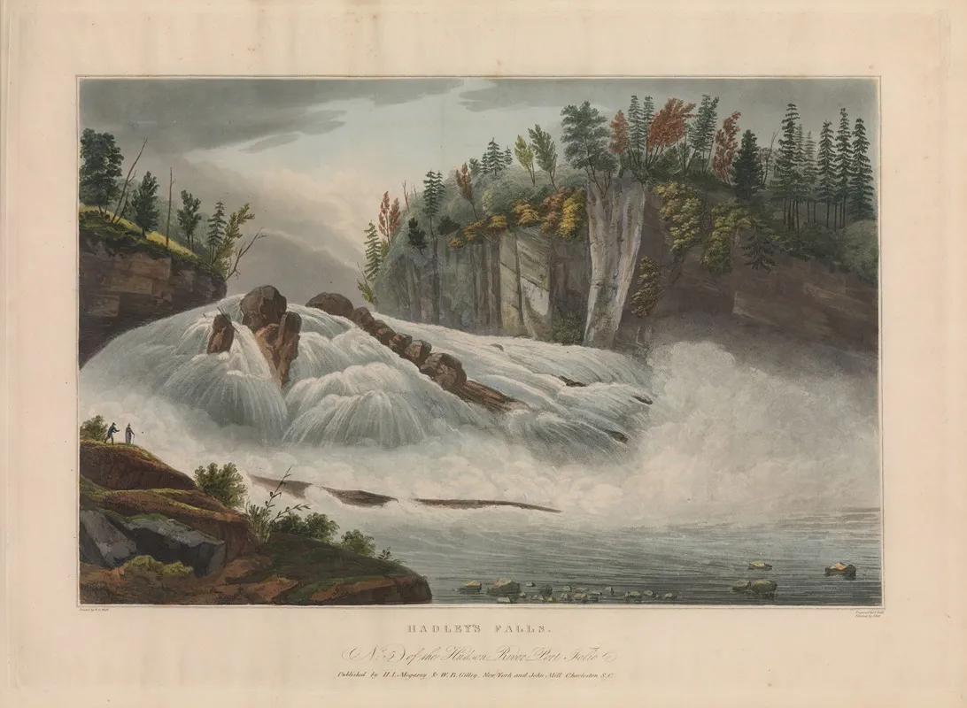 Hadleys Falls by John Hill - Canvas Print
