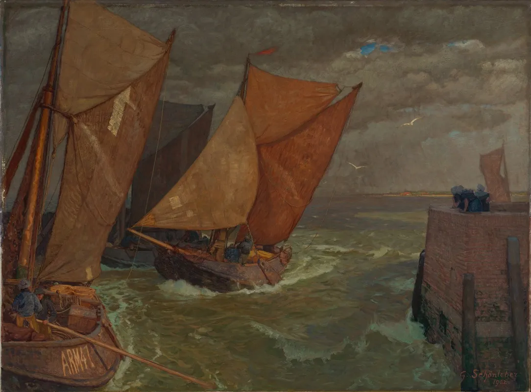 Hafeneinfahrt Von Vlissingen