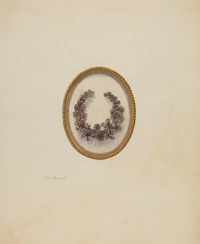 Hair Ornament 3 by Douglas Campbell - Canvas Print