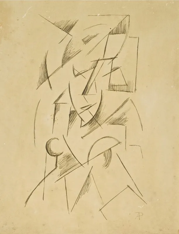 Half Nude Girl by Antonin Procházka - Canvas Print