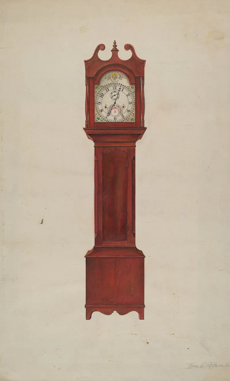 Hall Clock Grandfathers Clock