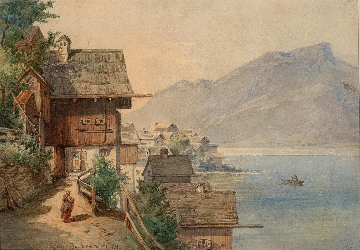 Hallstatt by Gustav Barbarini - Canvas Print