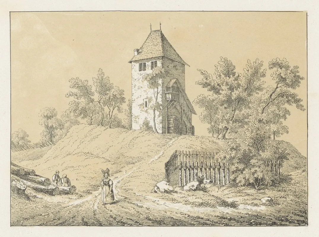 Halten by Johann Friedrich Wagner - Canvas Print
