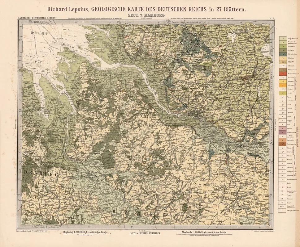 Hamburg 3 by F. Stiebritz - Canvas Print