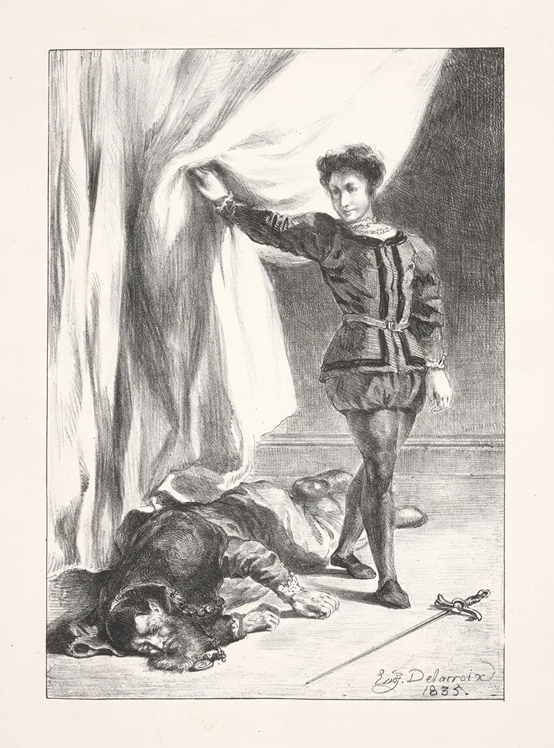 Hamlet And The Body Of Polonius Act Iii Scene Iv