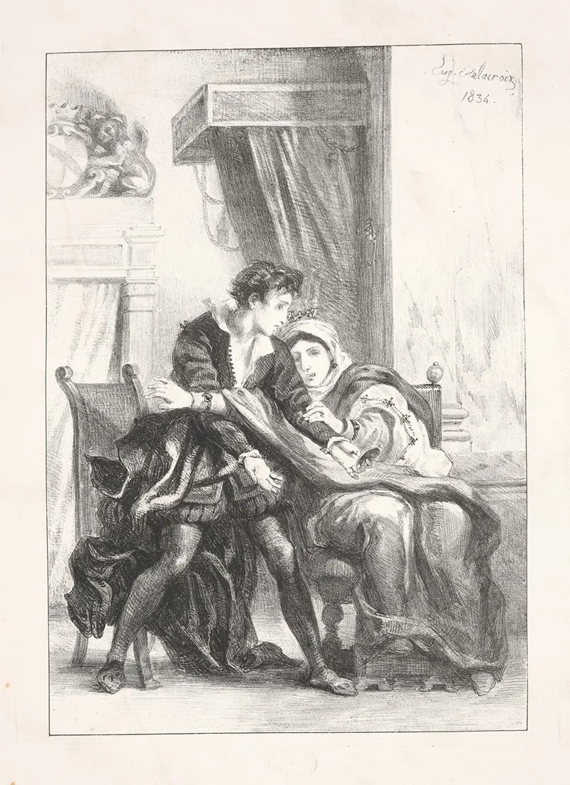 Hamlet And The Queen Act Iii Scene Iv