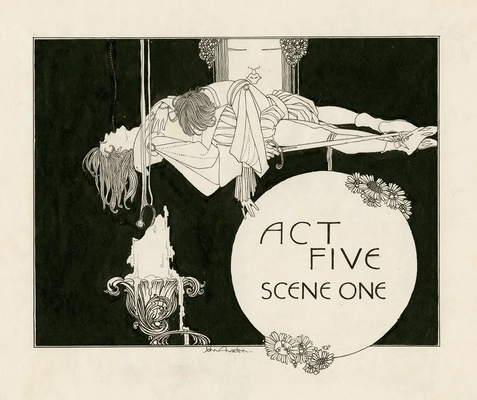 Hamlet Pl 08 by John Austen - Canvas Print