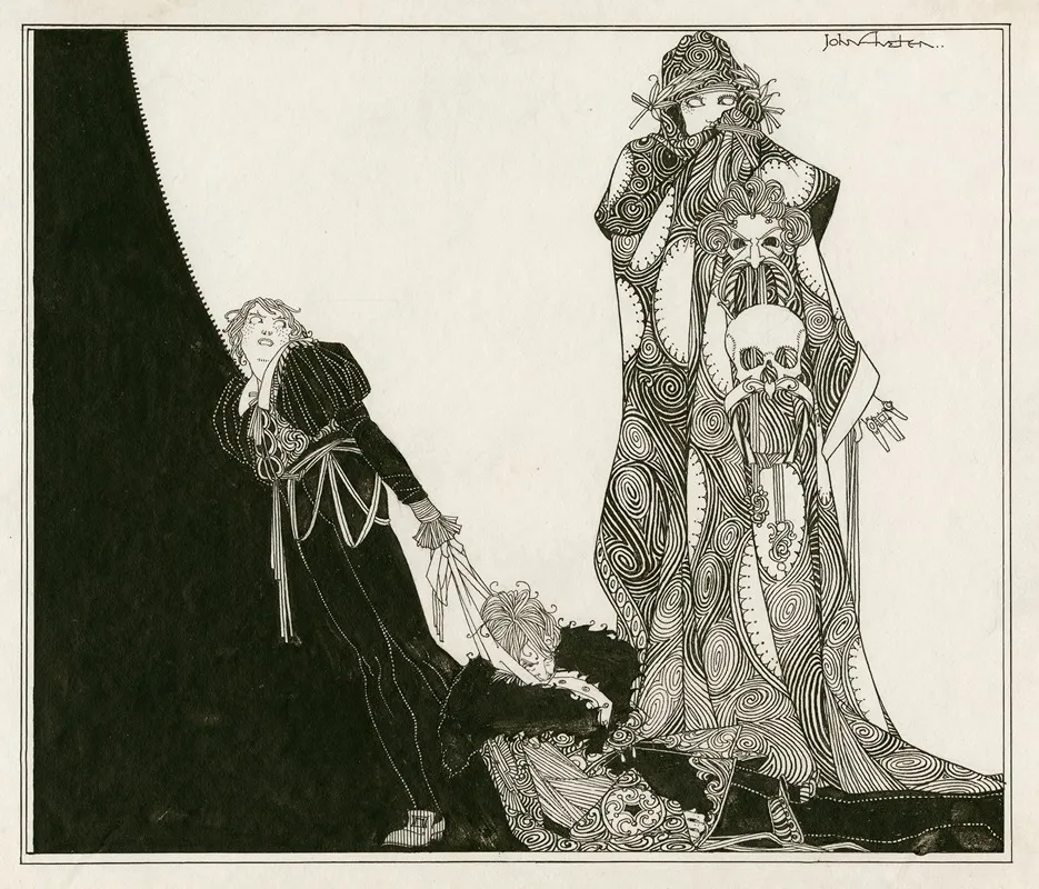 Hamlet Pl 15 by John Austen - Canvas Print